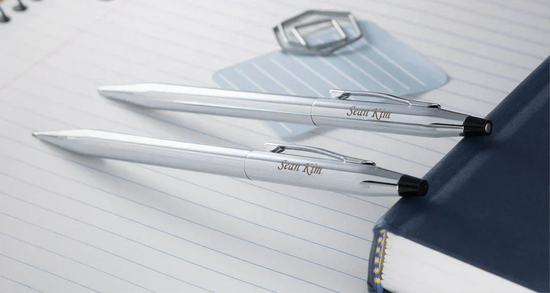 Cross Pen and Pencil Set classic century chrome ballpoint